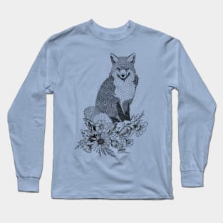 Little Black Fox Long Sleeve T-Shirt